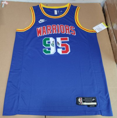 NBA 95 Toscano Warriors Mexico limited Maillot bleu